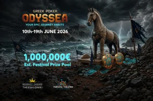 希臘撲克奧德賽系列賽總保底獎金估計 €1,000,000，將於塞薩洛尼基麗晶賭場舉行。