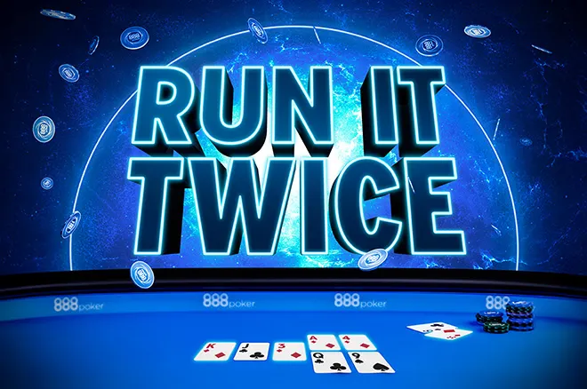 Các trò chơi tiền mặt của 888poker đã giới thiệu tính năng "Run It Twice", cho phép người chơi đồng ý chia hai bộ bài ở lượt chia thứ tư và thứ năm khi đặt cược toàn bộ số tiền vào flop.