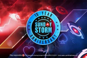PokerStars 週日風暴 15 週年紀念賽，$11 買入，保底 $500,000。