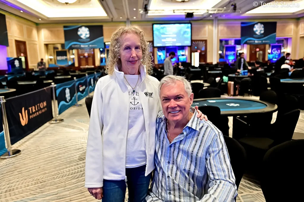 Ted và Michele Lawson, cặp đôi quyền lực của WSOP, người chiến thắng giải đấu poker.