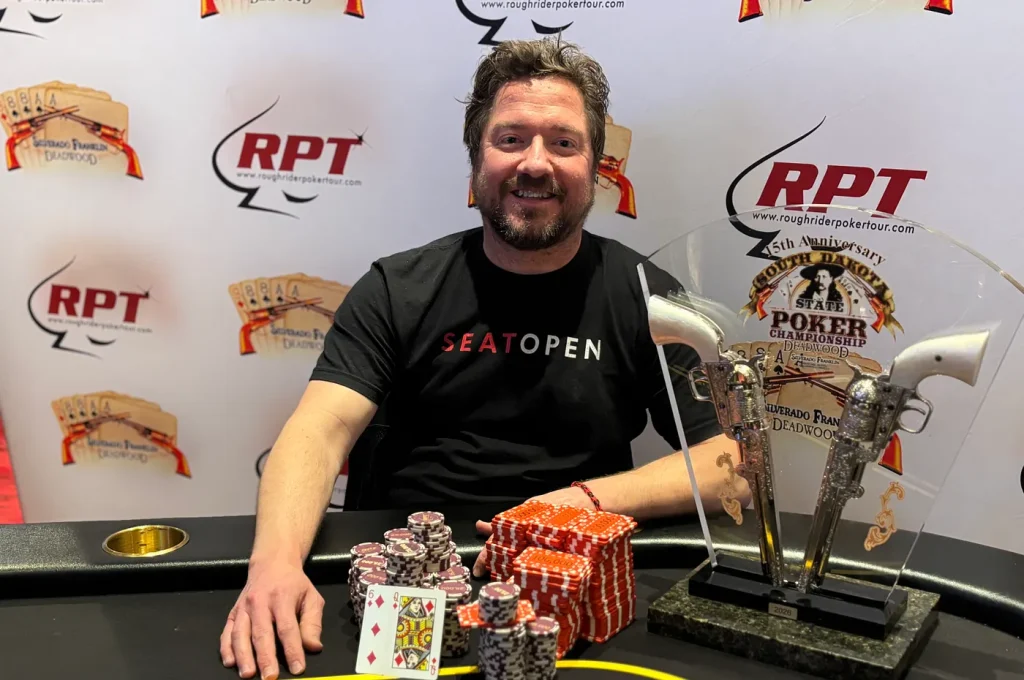 Terry Ketterer giành chiến thắng tại Giải vô địch Poker RPT Nam Dakota tại Sòng bạc Silverado Deadwood.