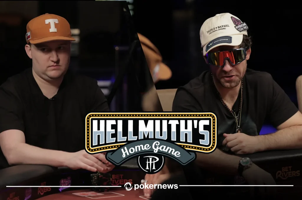 Dan Jungleman Cates and Texas Mike clash in high stakes poker game at Hellmuth Home Game
