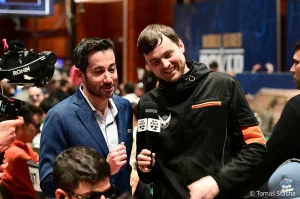 WSOPE 2026 Prague Main Event key poker hands action