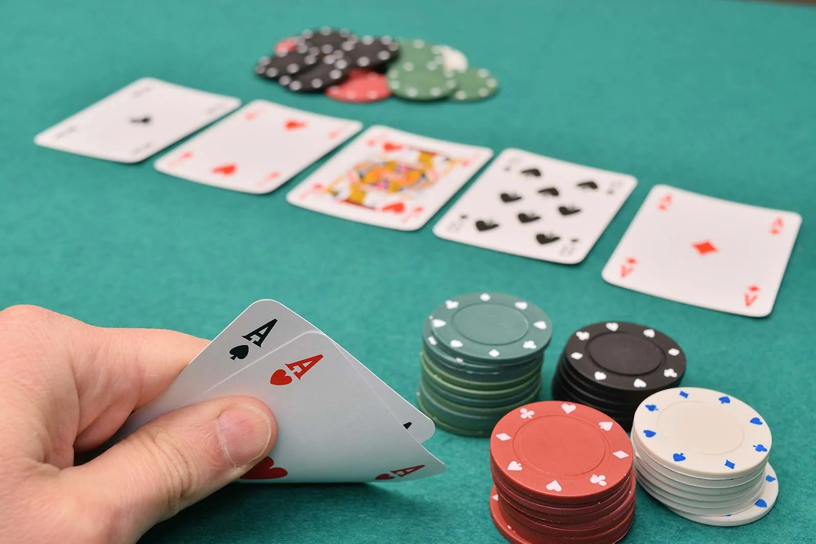 A diagram illustrating the Poker Betting Line Strategy, showcasing Texas Hold'em betting line design, three-street planning, and overall strategy analysis.