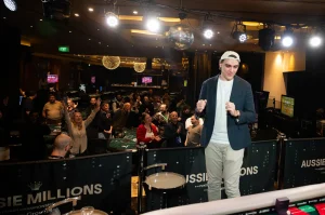Aussie Millions champion Malcolm Trayner said, "I'm really looking forward to going to Las Vegas."