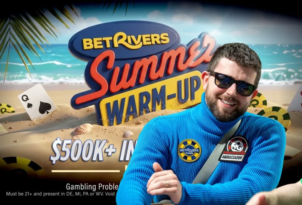 BetRivers 直播主Keith Becker 跻身夏季暖身系列赛赢家之列