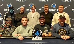 MSPT Potawatomi 主賽事決賽桌九強成績:Hamid Izadi 冠軍 219,654,CeroZuccarello亞軍219,654,CeroZuccarello亞軍133,892。