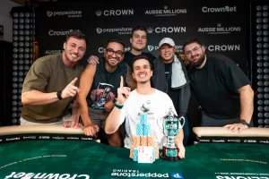Joseph Antar defeated Jennifer Cassell in the Aussie Millions 5,000 heads-up match to win the title and a prize of AU$482,405.