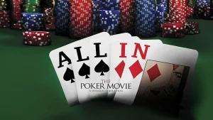 The poker documentary All In: The Poker Movie, released in 2009, chronicles the history of poker's transformation from a fringe game to a global phenomenon during the Moneymaker era.