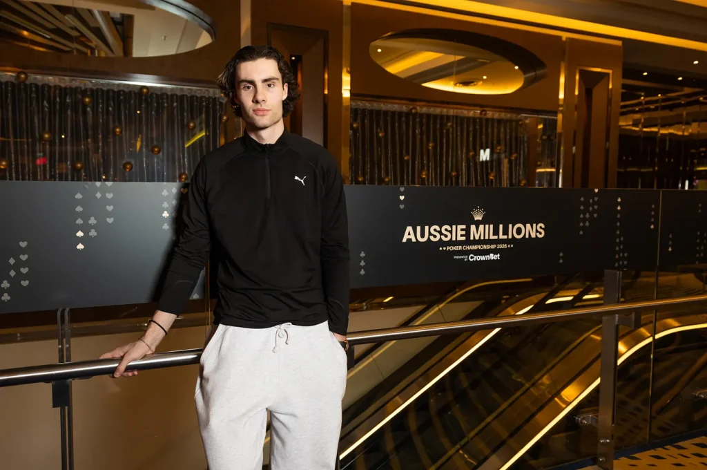 NBA star Josh Giddey made his poker debut at Aussie Millions.