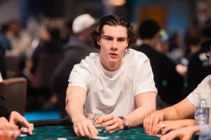 NBA Chicago Bulls star Josh Giddey made his poker tournament debut in his hometown of Melbourne at the Aussie Millions Main Event.