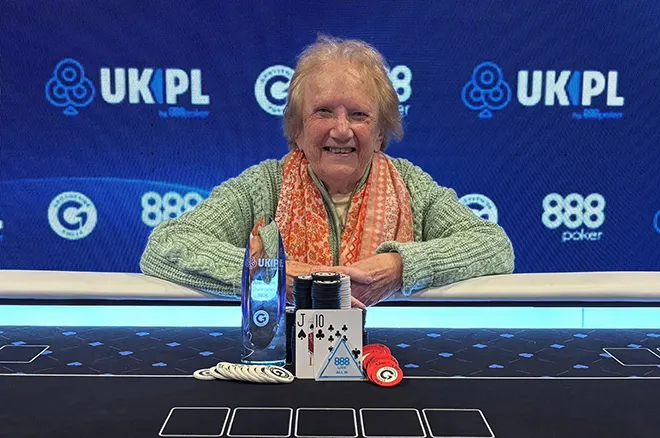 83-year-old Lilian Welch wins the 888poker UKPL Blackpool Main Event.
