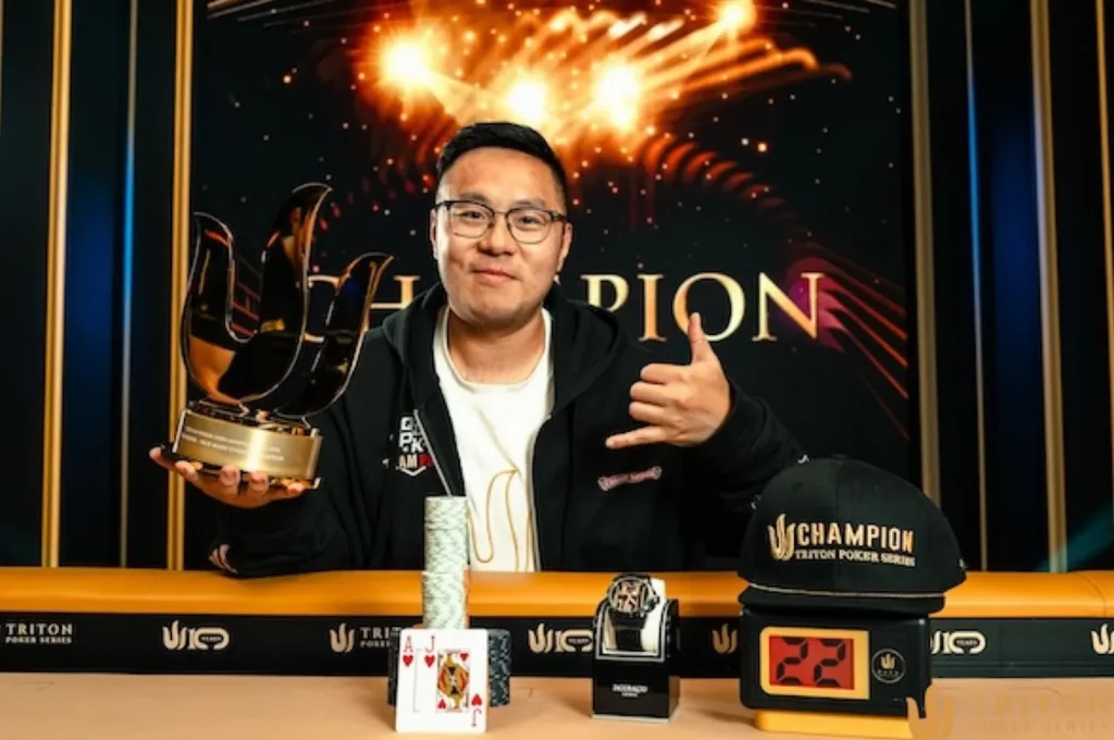 Danny Tang wins the Triton Montenegro Main Event.