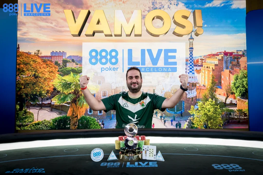 Alvaro Murciano wins the 888poker LIVE Barcelona Main Event.