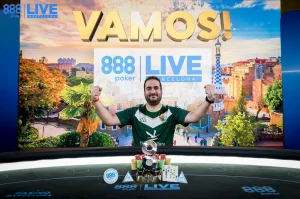 Alvaro Murciano wins the 888poker LIVE Barcelona Main Event.