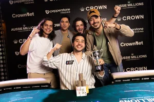 Diego Ponce tại lễ kỷ niệm giải vô địch Australian Millions.