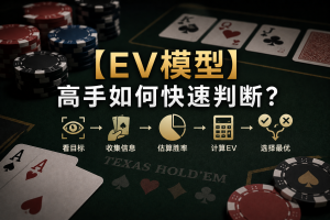 Mô hình EV trong Poker: Sơ đồ minh họa hệ thống EV (Giá trị hiệu quả) được các người chơi chuyên nghiệp sử dụng để nhanh chóng xác định giá trị hiệu quả của họ.