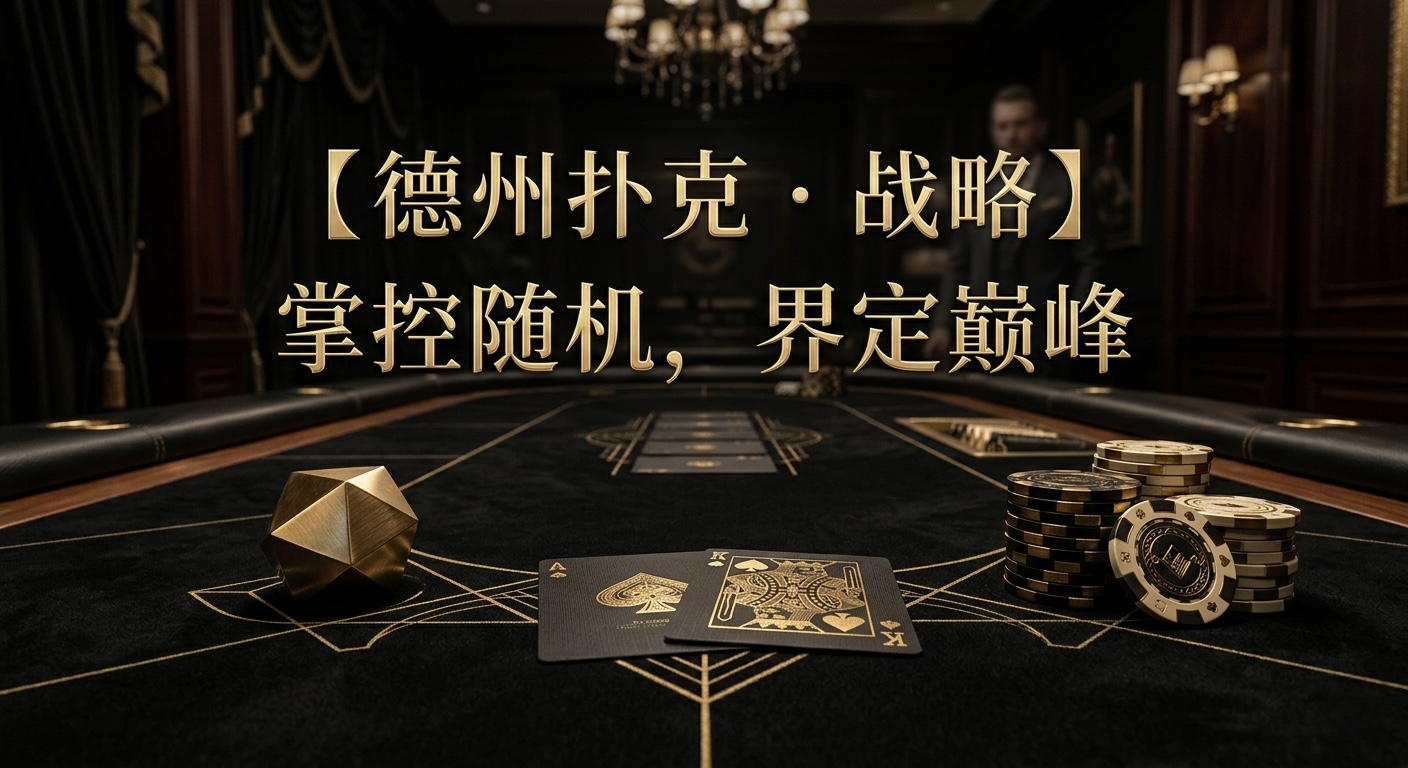 Poker Probability & Randomness 德州撲克概率與隨機性示意圖，展示機率、Variance與EV之間的關係