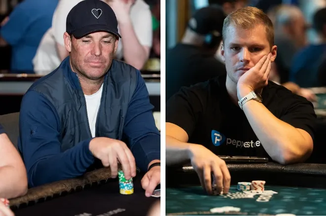 Photos of Jackson Warne at the Aussie Millions Main Event