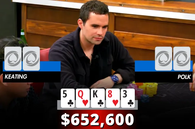 Alan Keating在The Lodge Card Club赢下百万美元底池