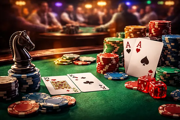 A diagram comparing Poker GTO and Exploit strategies, illustrating the different applications of balanced play versus targeted adjustments in real-world gameplay.