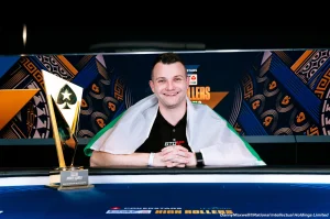 Alex Kulev tại lễ trao giải vô địch EPT Monte Carlo 250K Super High Roller Championship