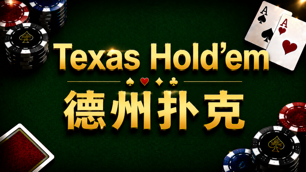 Texas Hold'em Poker beginner tutorial, introducing the basic rules and gameplay of Texas Hold'em Poker.