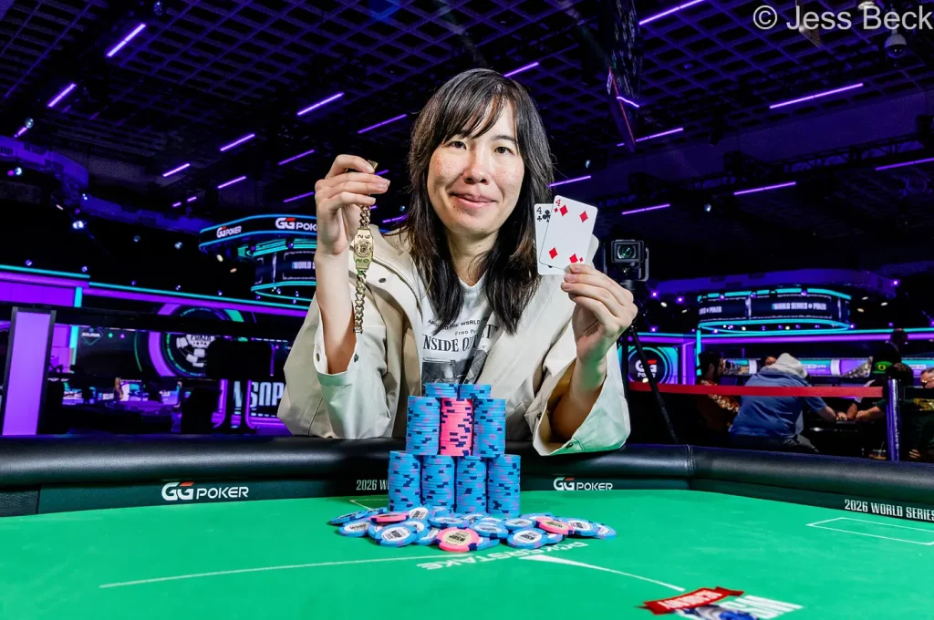 Skye Chen赢得2026 WSOP女子冠军赛冠军