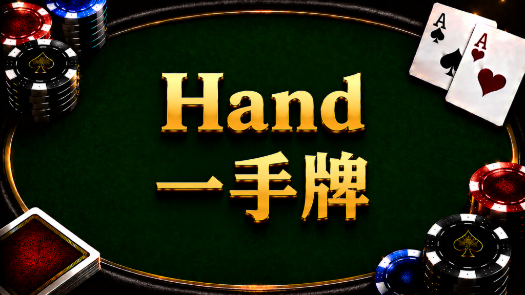 A diagram illustrating the complete flow and hand structure of a hand in Texas Hold'em.