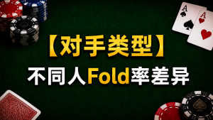 Các kiểu đối thủ trong Poker: Sơ đồ minh họa sự khác biệt về tỷ lệ bỏ bài giữa các người chơi khác nhau trong Texas Hold'em.