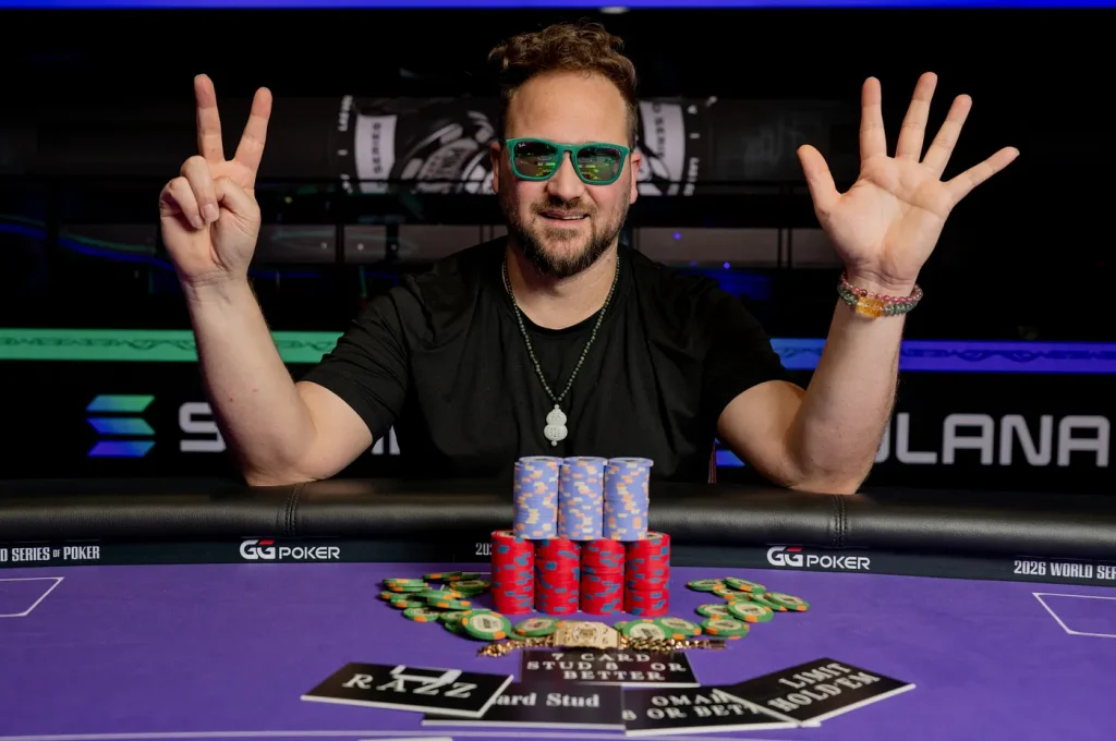 Calvin Anderson giành chiến thắng tại giải WSOP 10K HORSE Championship năm 2026.