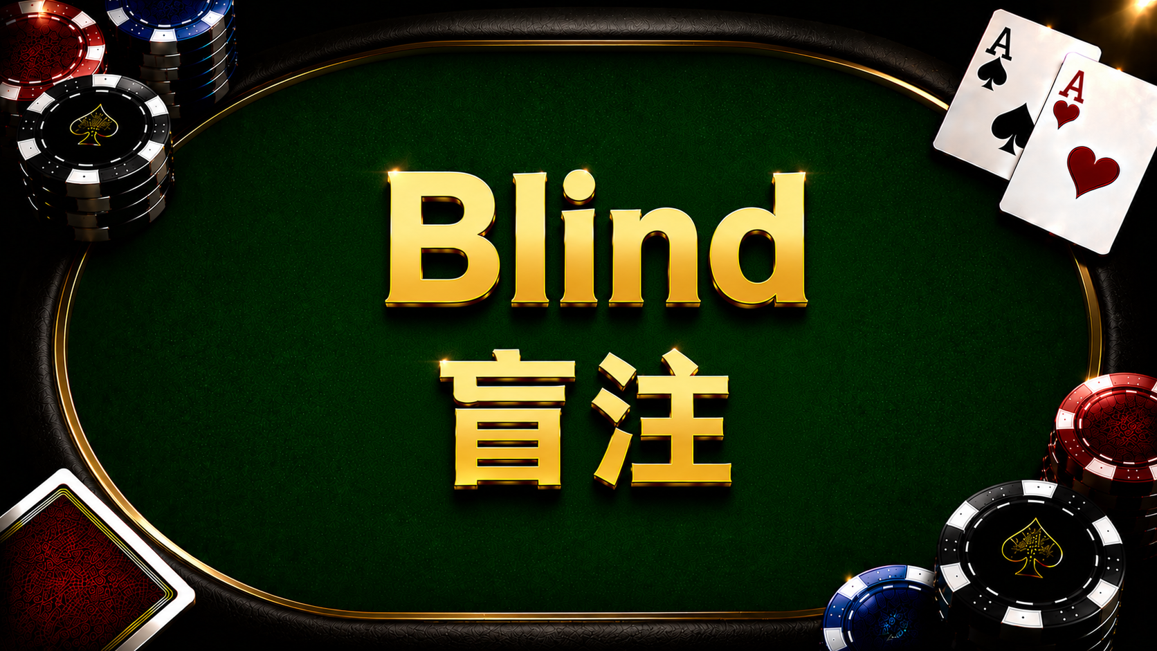 Blind 盲注在德州撲克中的運作方式與盲注結構示意圖