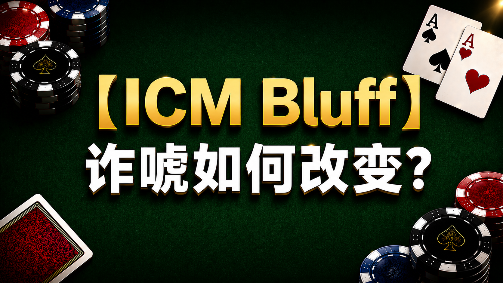 Chiến thuật ICM Bluff trong Poker: Sơ đồ minh họa các chiến lược bluff ICM và Fold Equity (tỷ lệ bài bị bỏ bài) dưới áp lực ICM.