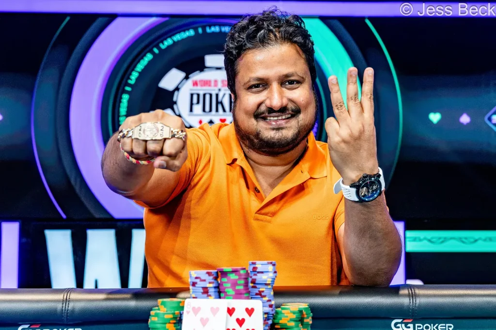 Santhosh Suvarna giành chức vô địch giải WSOP 50K High Roller năm 2026.