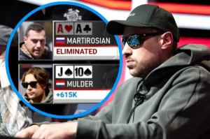 Artur Martirosian bị loại ngay vòng đầu tiên tại giải WSOP $100,000 High Roller.