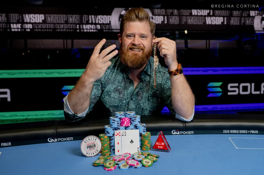 Nathan Gamble giành chiến thắng tại Giải vô địch PLO8 WSOP 2026