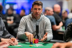 Gus Hansen đang dẫn đầu bàn chung kết Giải vô địch WSOP Limit Hold'em 2026.