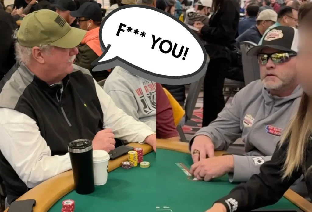 James Heath và Darrell Blodgett đã có màn đối đầu nảy lửa tại giải WSOP.