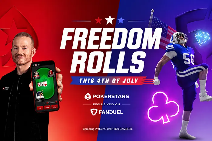全新 $250「自由輪」於美國國慶日在 PokerStars on FanDuel 登場