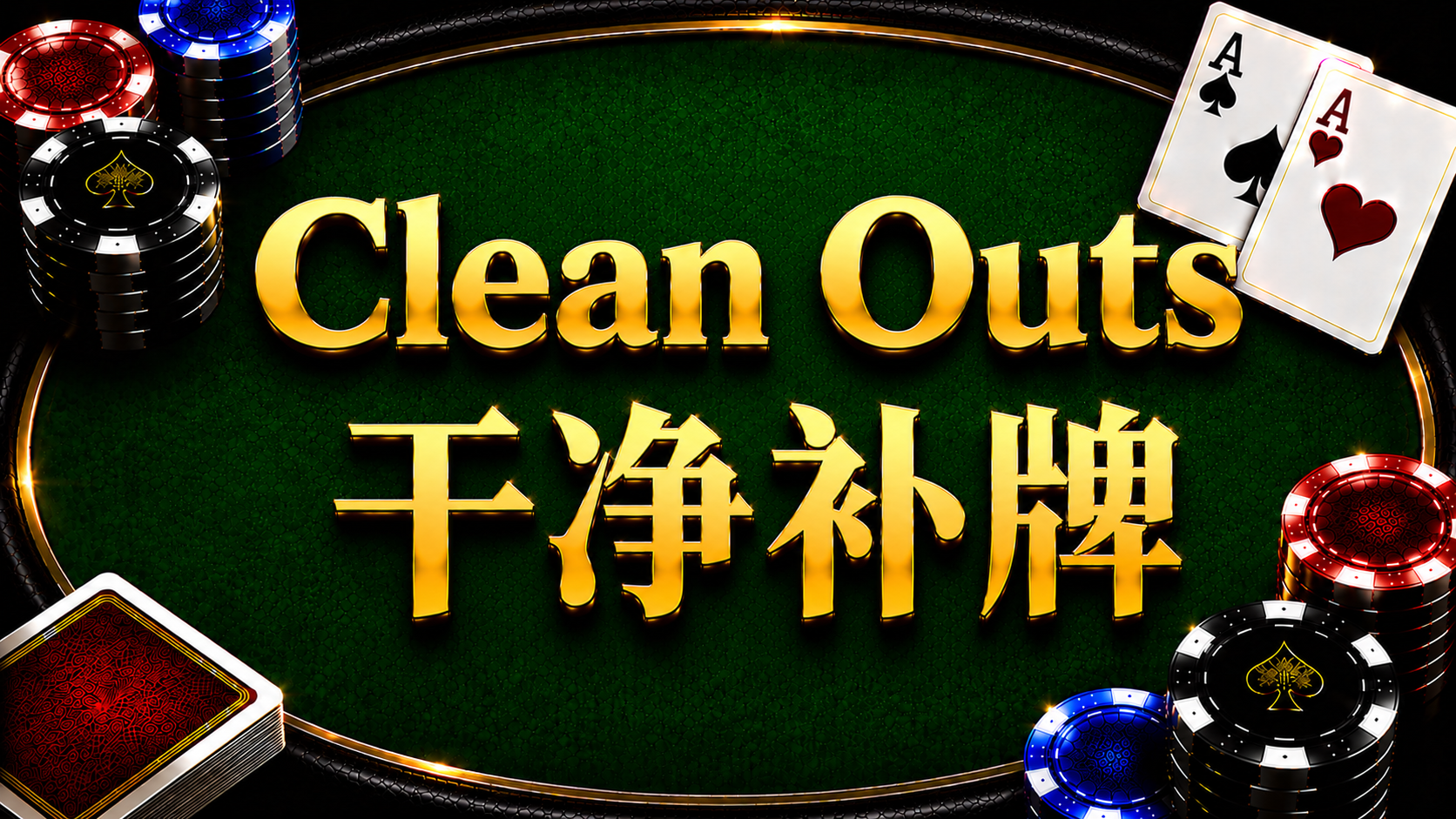 Clean Outs 乾淨補牌在德州撲克中的概念與計算方式