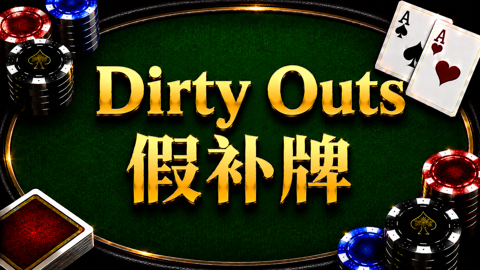 Dirty Outs 假補牌在德州撲克中的概念與計算方式