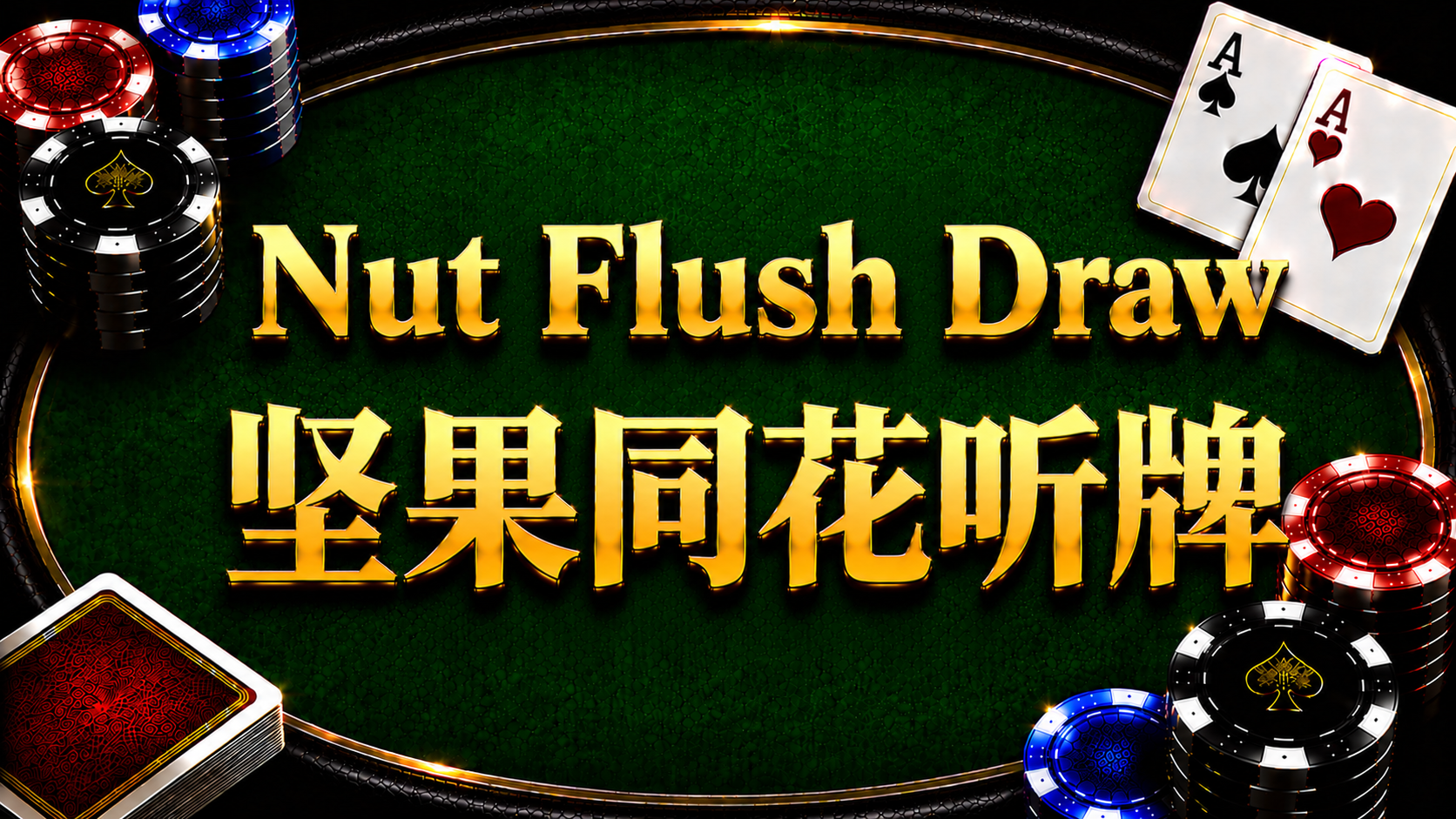 Nut Flush Draw 堅果同花聽牌在德州撲克中的概念與策略分析