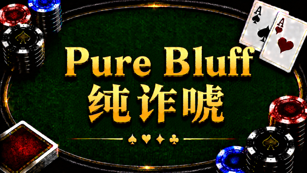 Pure Bluff 纯诈唬在德州扑克中的概念与策略分析