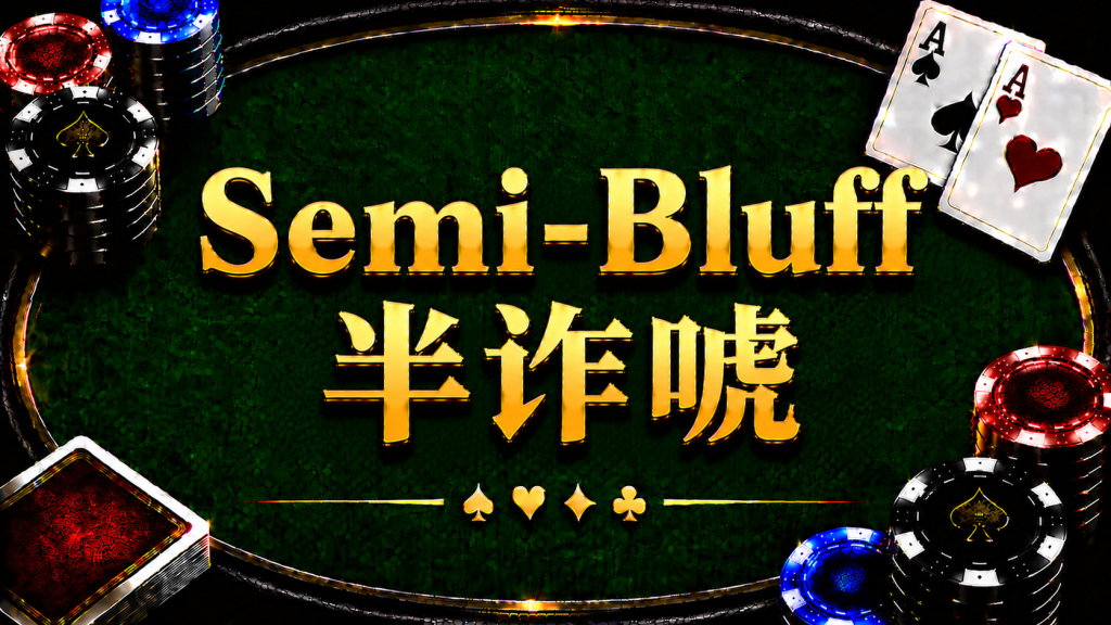 Semi-Bluff 半诈唬在德州扑克中的概念与策略分析
