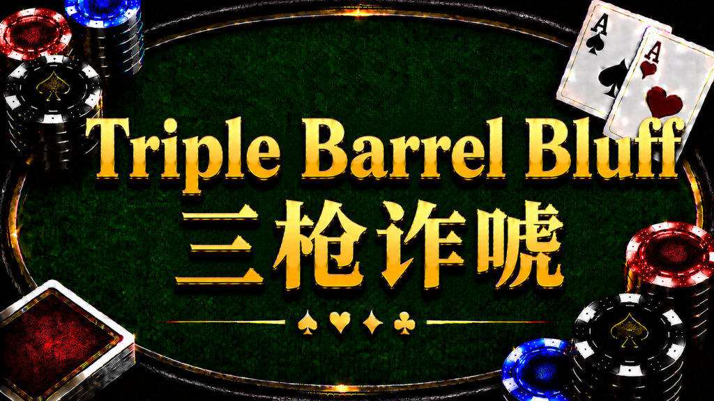 Triple Barrel Bluff 三槍詐唬在德州撲克中的概念與策略分析