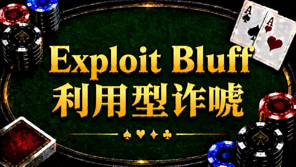 Exploit Bluff: A Concept and Strategy Analysis in Texas Hold'em