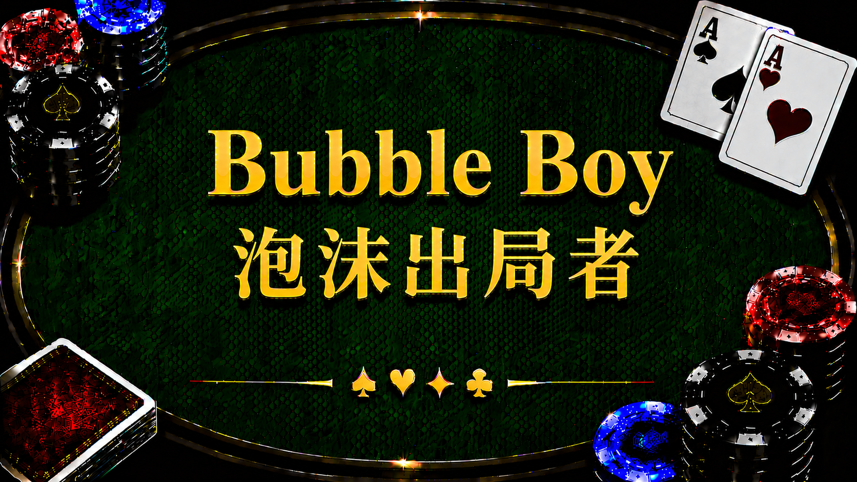 Bubble Boy 泡沫出局者在德州撲克中的定義、ICM 與 Bubble 策略