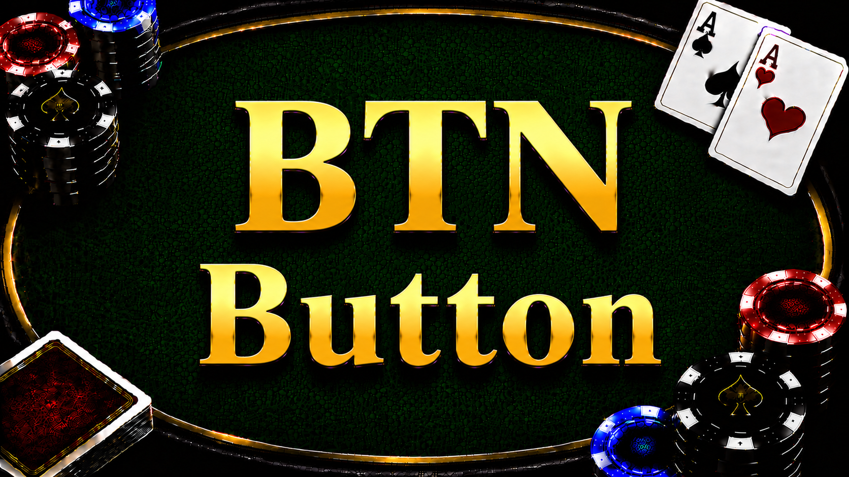 Button（BTN）按鈕位在德州撲克中的位置與策略示意圖
