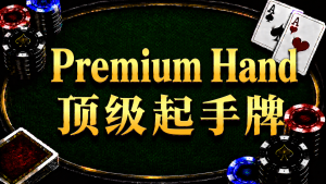 A diagram illustrating the concept and strategy of Premium Hand in Texas Hold'em.