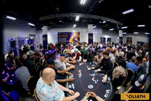 The first four groups of the 2026 Goliath Main Event attracted 6,174 entries.